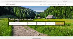 Desktop Screenshot of e-nocleg.pl